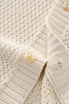Marina Stripe Knit SS Shirt IVORY