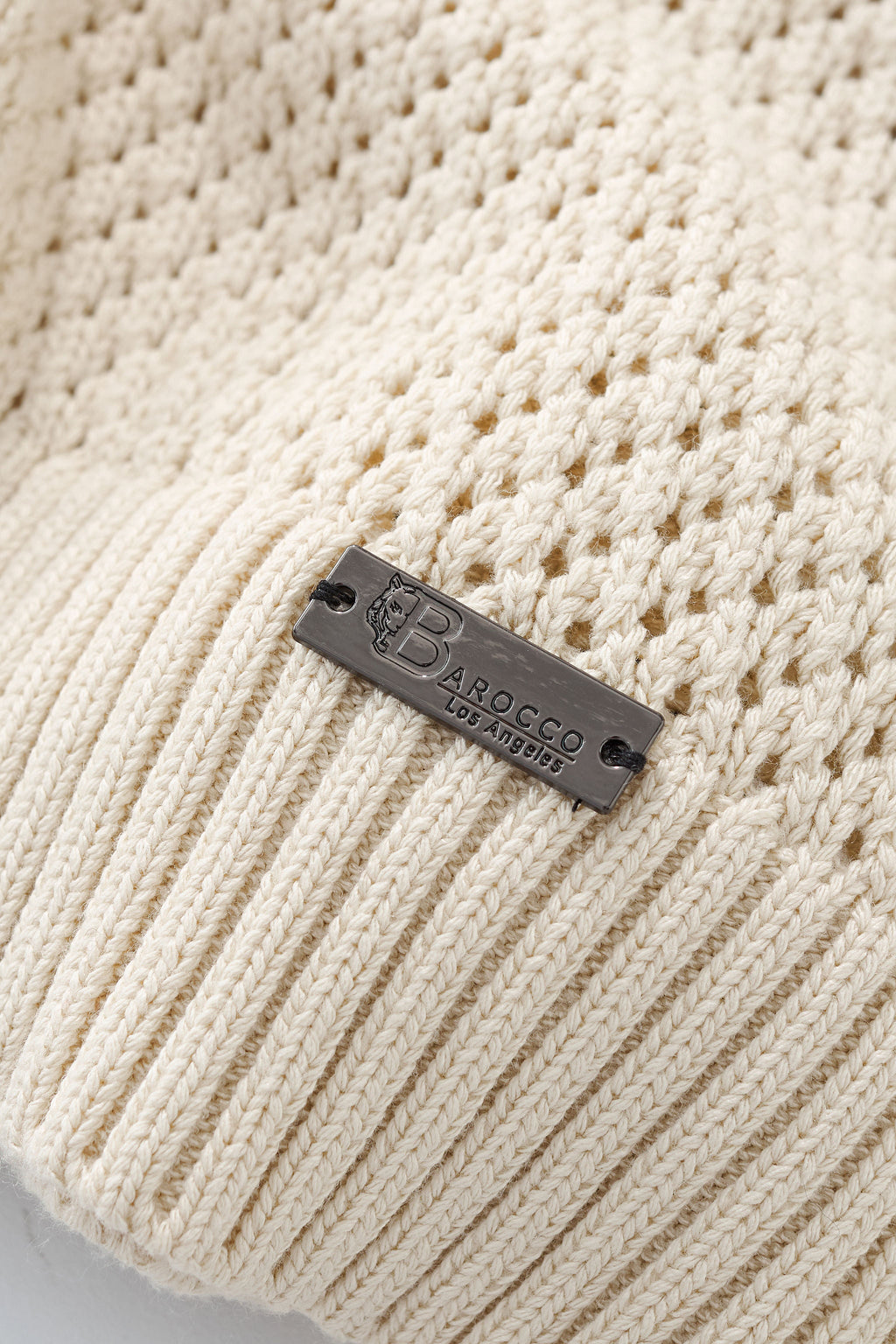 Marina Stripe Knit SS Shirt IVORY