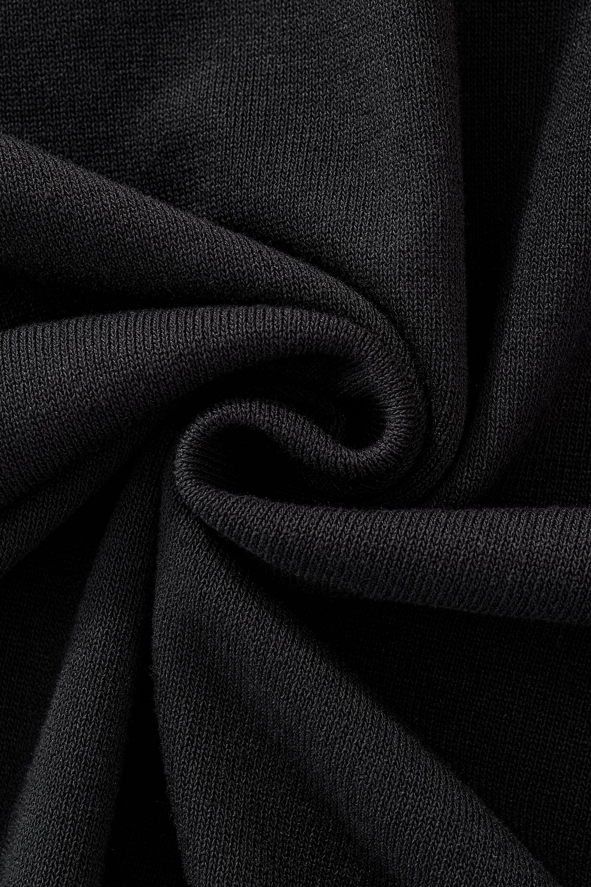 Imperial Collar Knit Polo BLACK