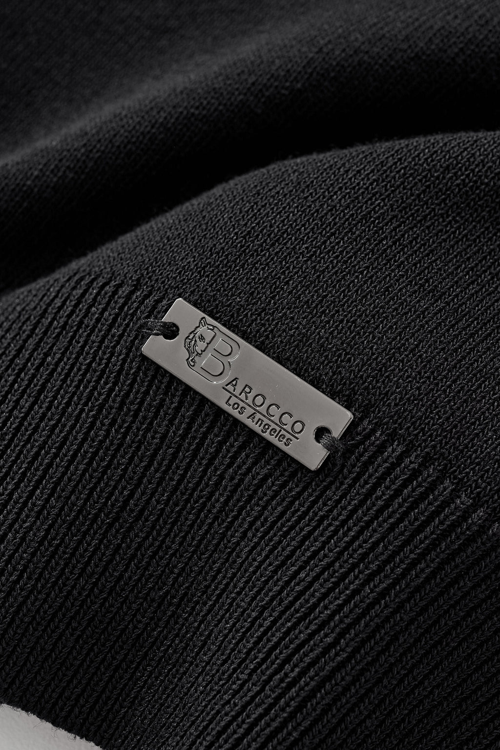 Imperial Collar Knit Polo BLACK