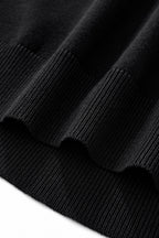 Imperial Collar Knit Polo BLACK
