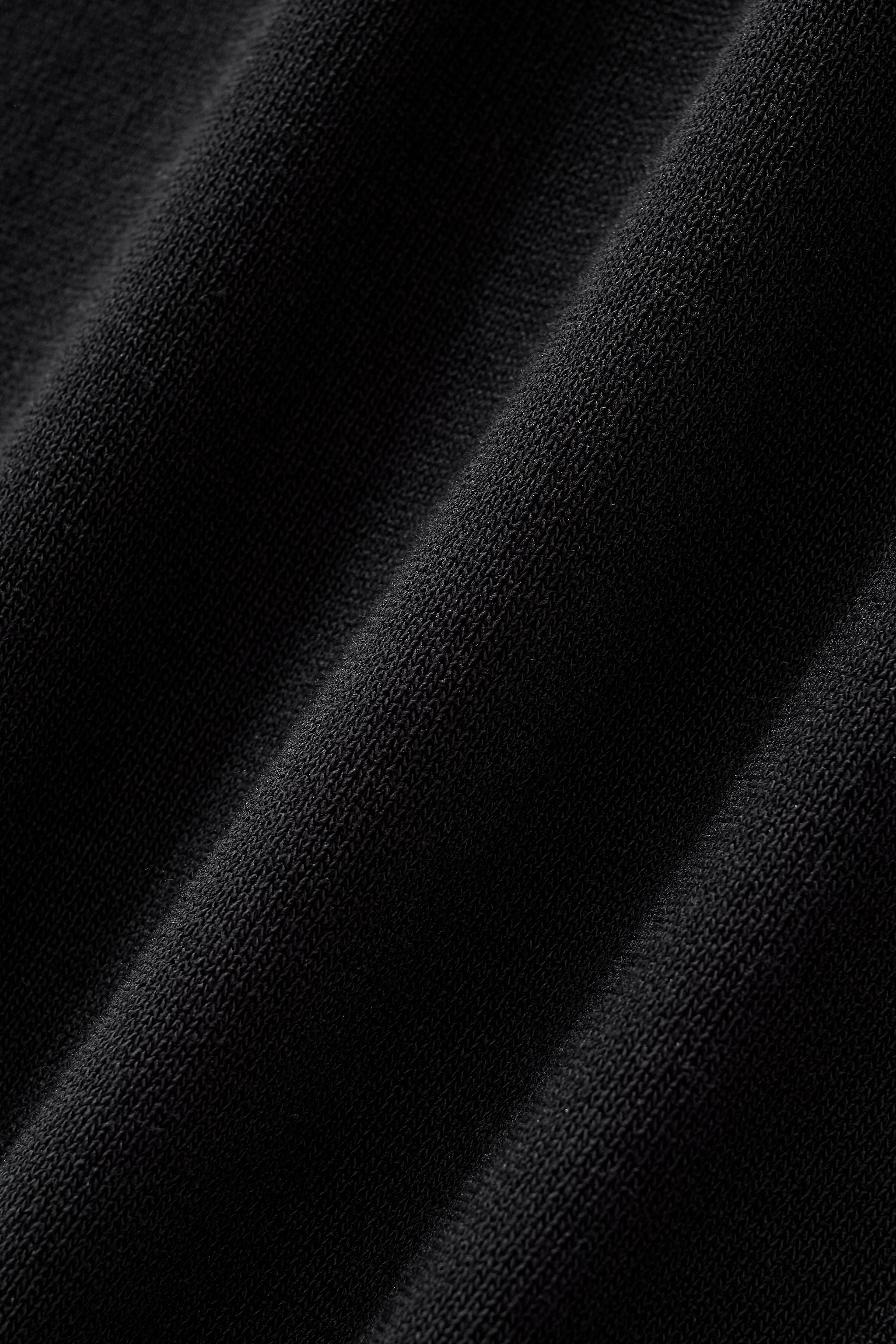 Imperial Collar Knit Polo BLACK