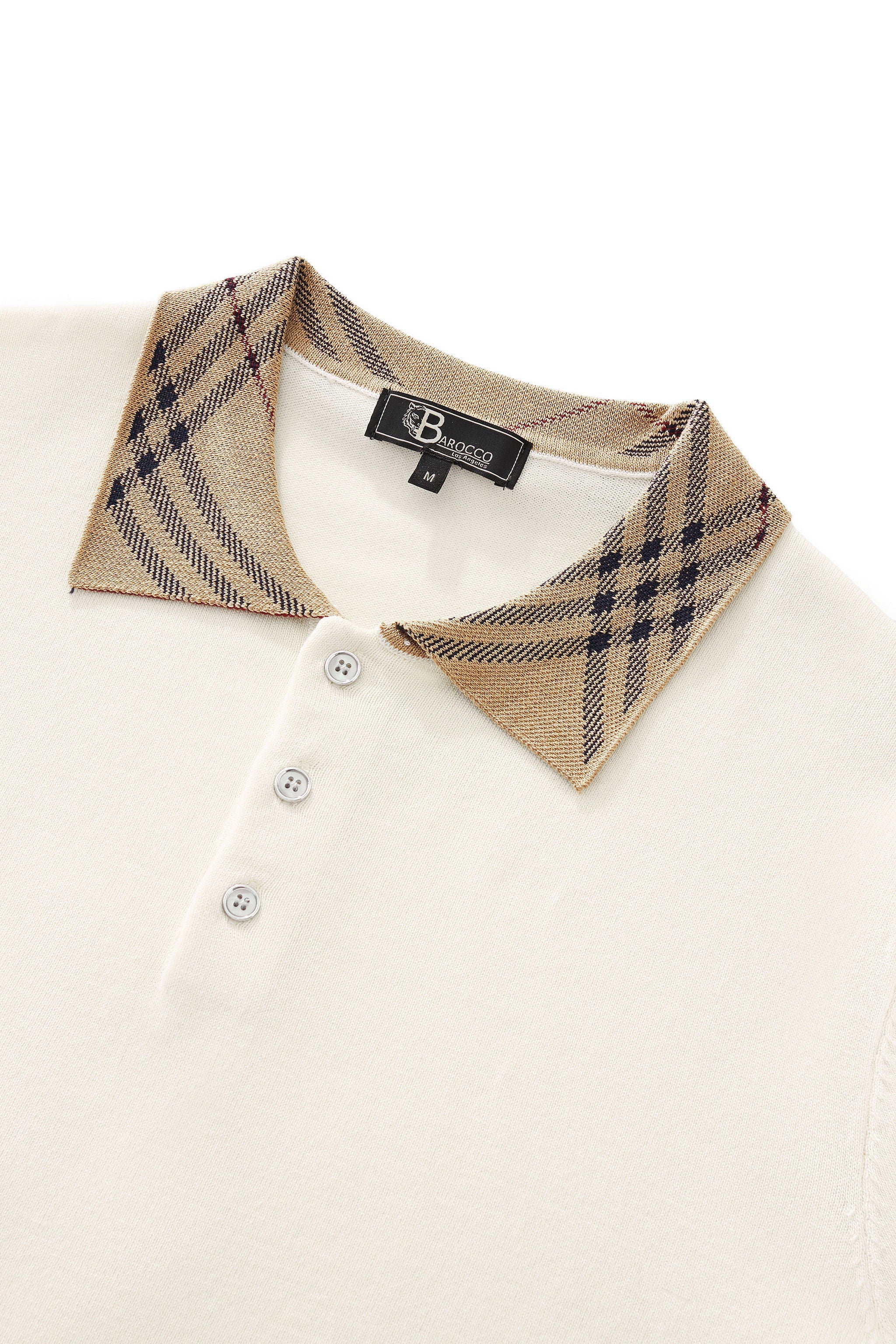 Imperial Collar Knit Polo IVORY
