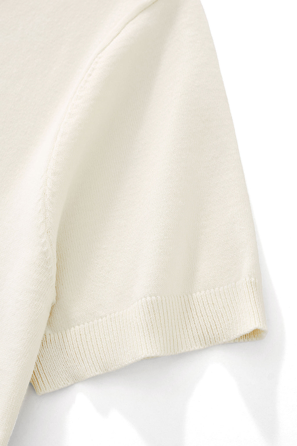 Imperial Collar Knit Polo IVORY