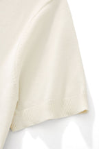 Imperial Collar Knit Polo IVORY