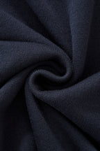 Imperial Collar Knit Polo NAVY