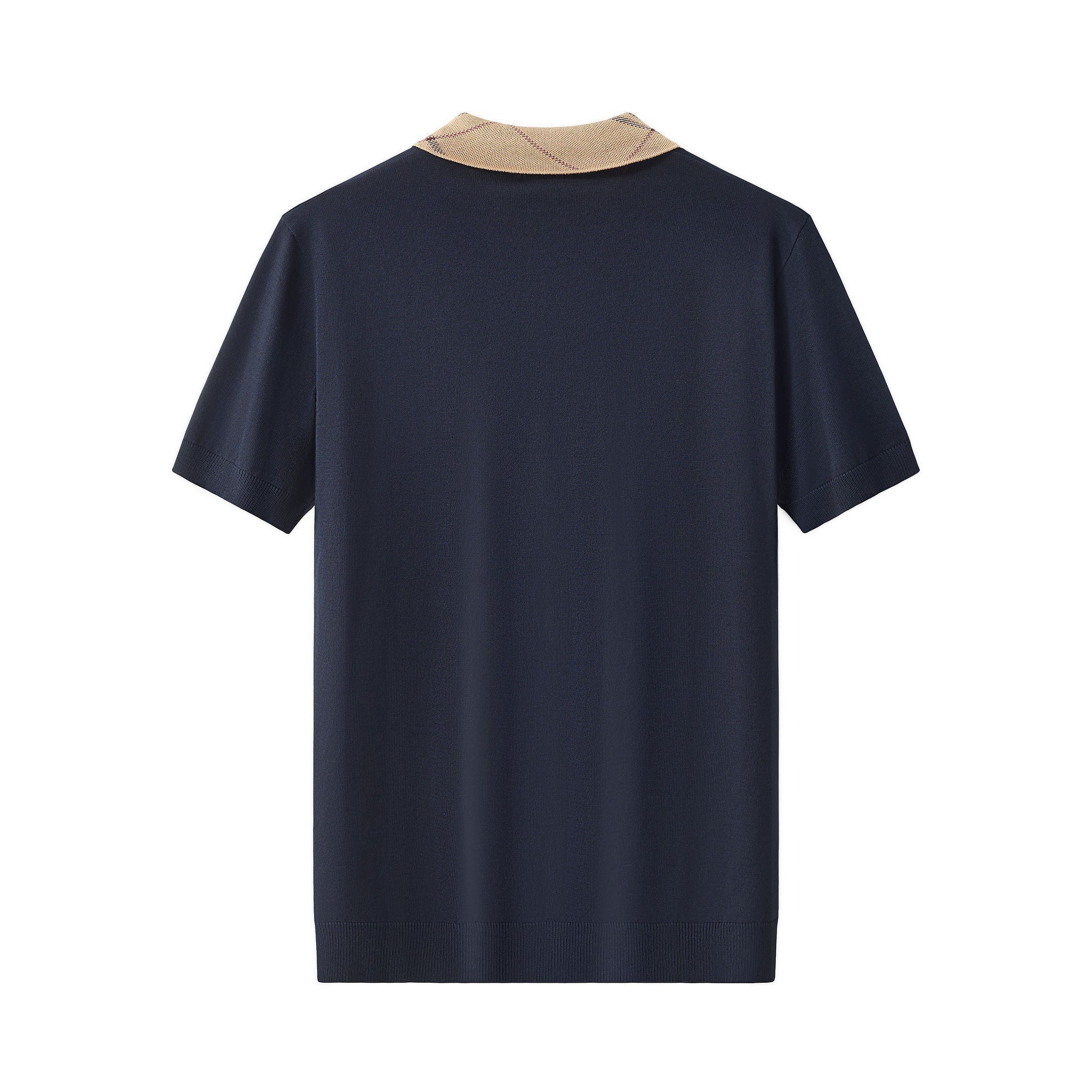 Imperial Collar Knit Polo NAVY