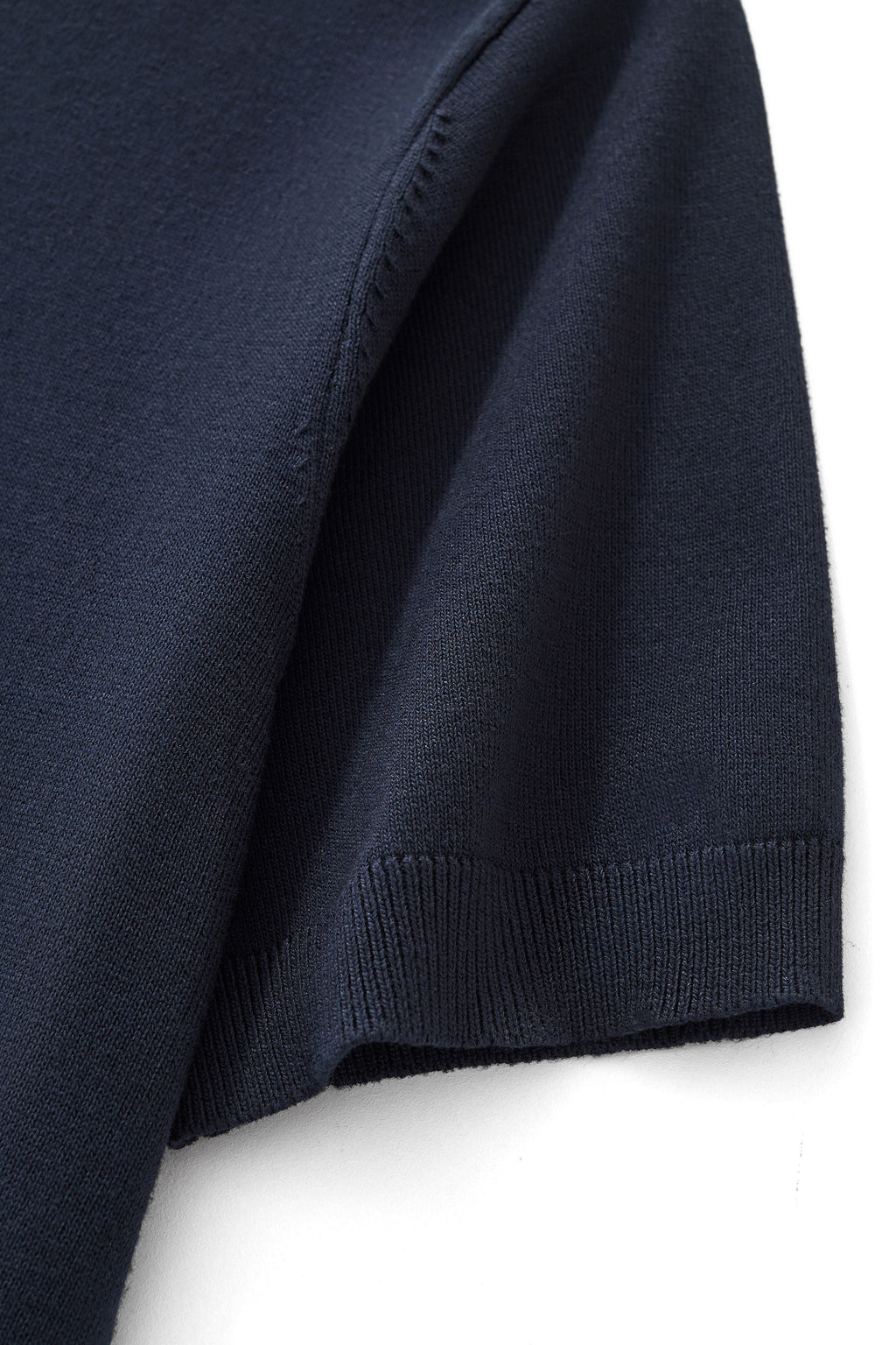 Imperial Collar Knit Polo NAVY