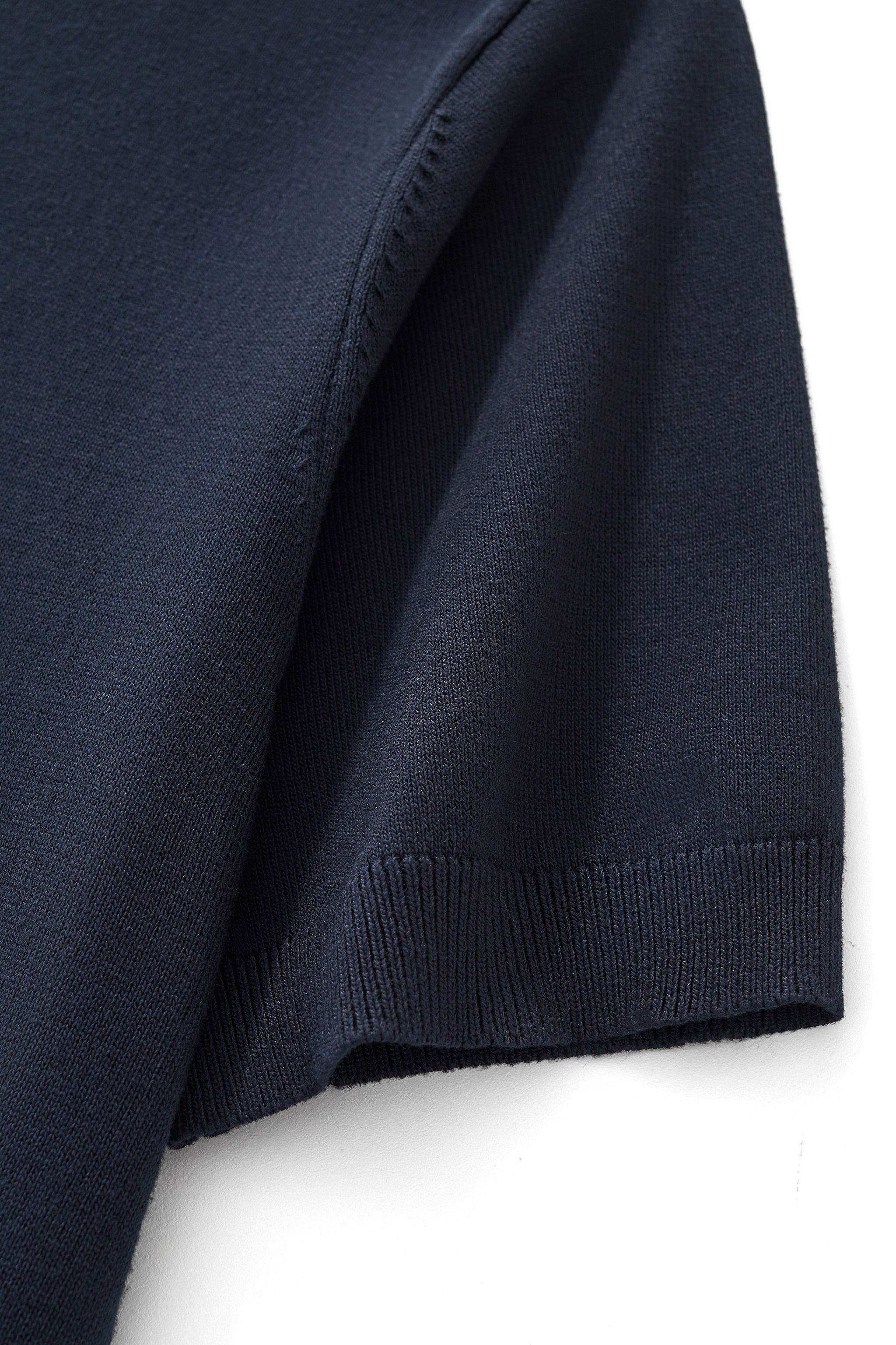 Imperial Collar Knit Polo NAVY