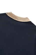 Imperial Collar Knit Polo NAVY