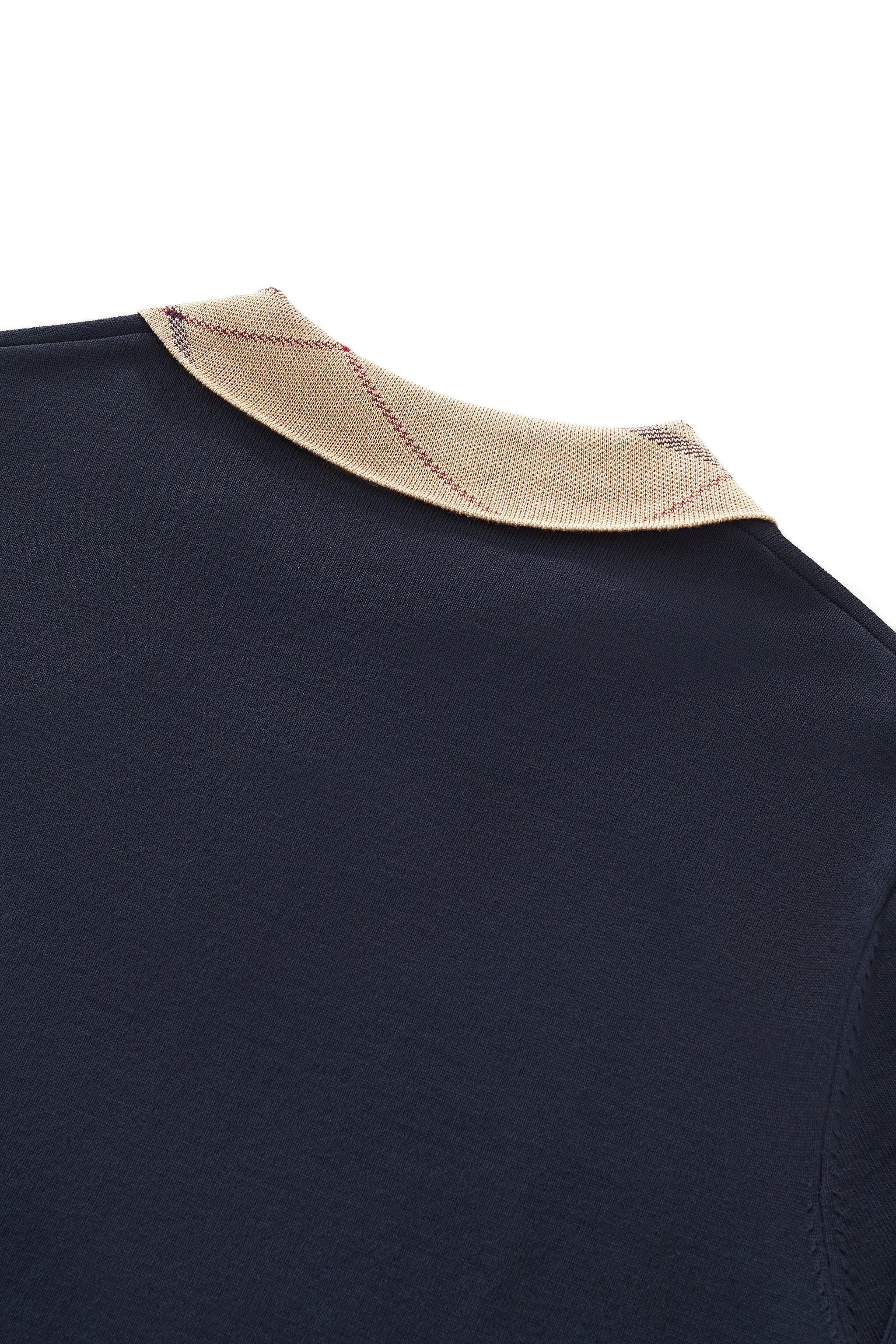 Imperial Collar Knit Polo NAVY