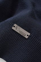 Imperial Collar Knit Polo NAVY