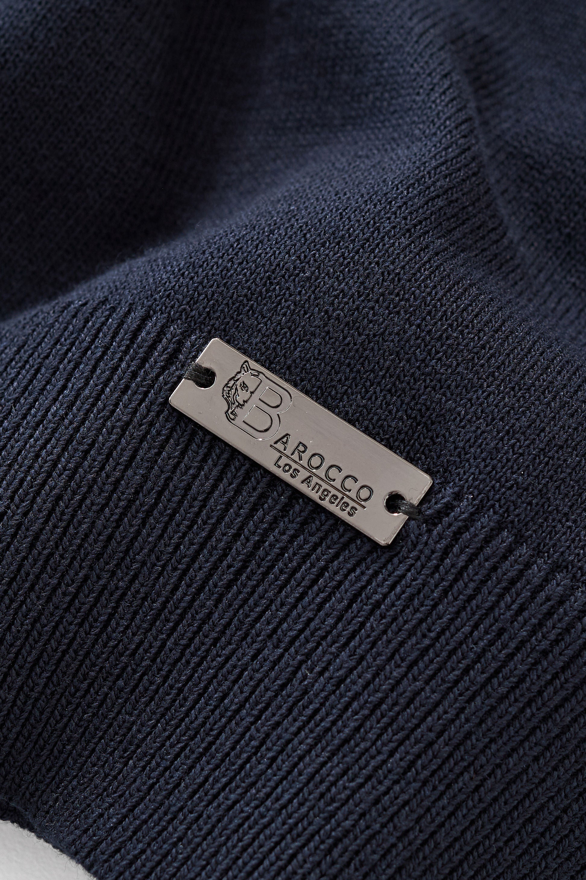 Imperial Collar Knit Polo NAVY
