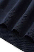 Imperial Collar Knit Polo NAVY
