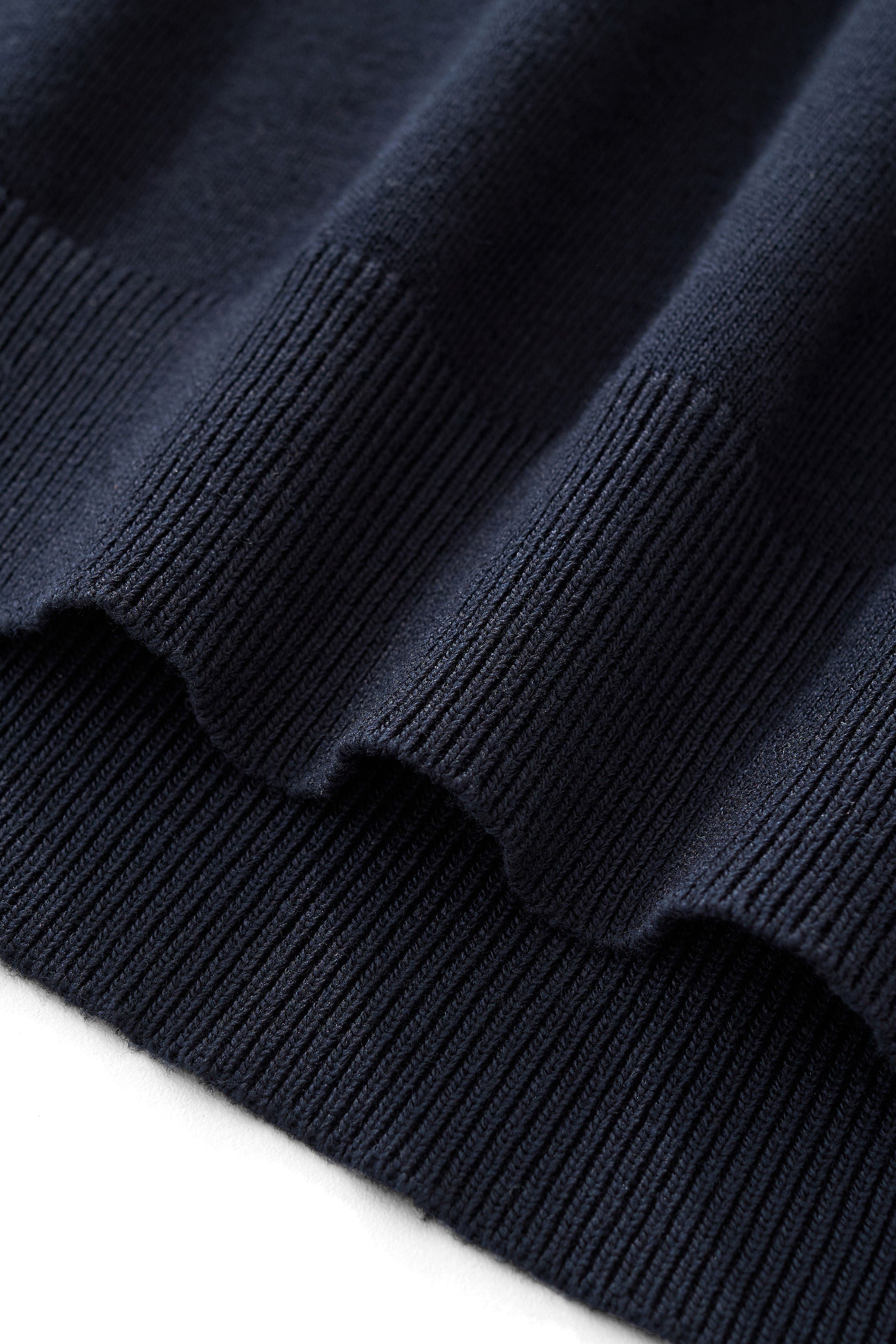 Imperial Collar Knit Polo NAVY