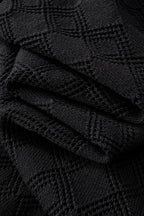 Monarch Knit Polo BLACK