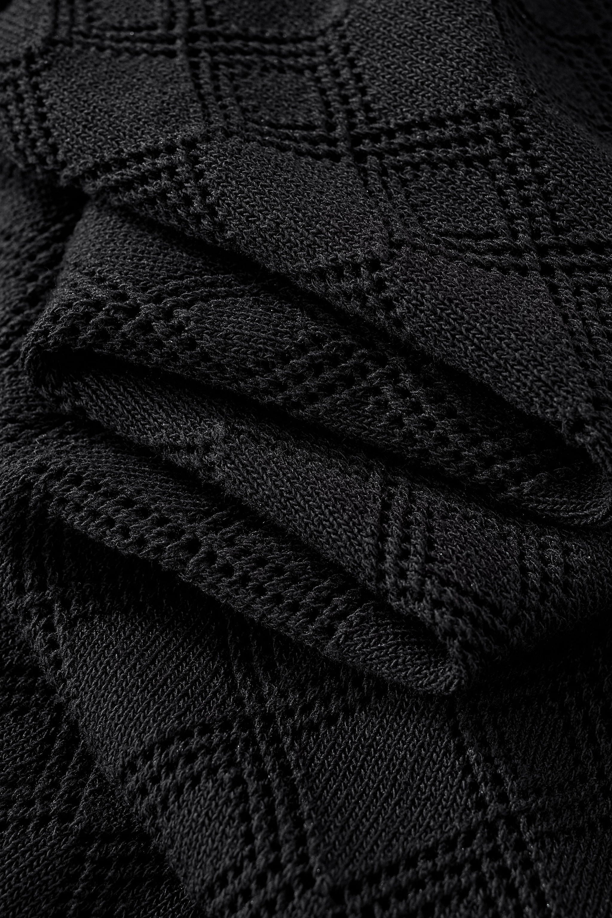 Monarch Knit Polo BLACK