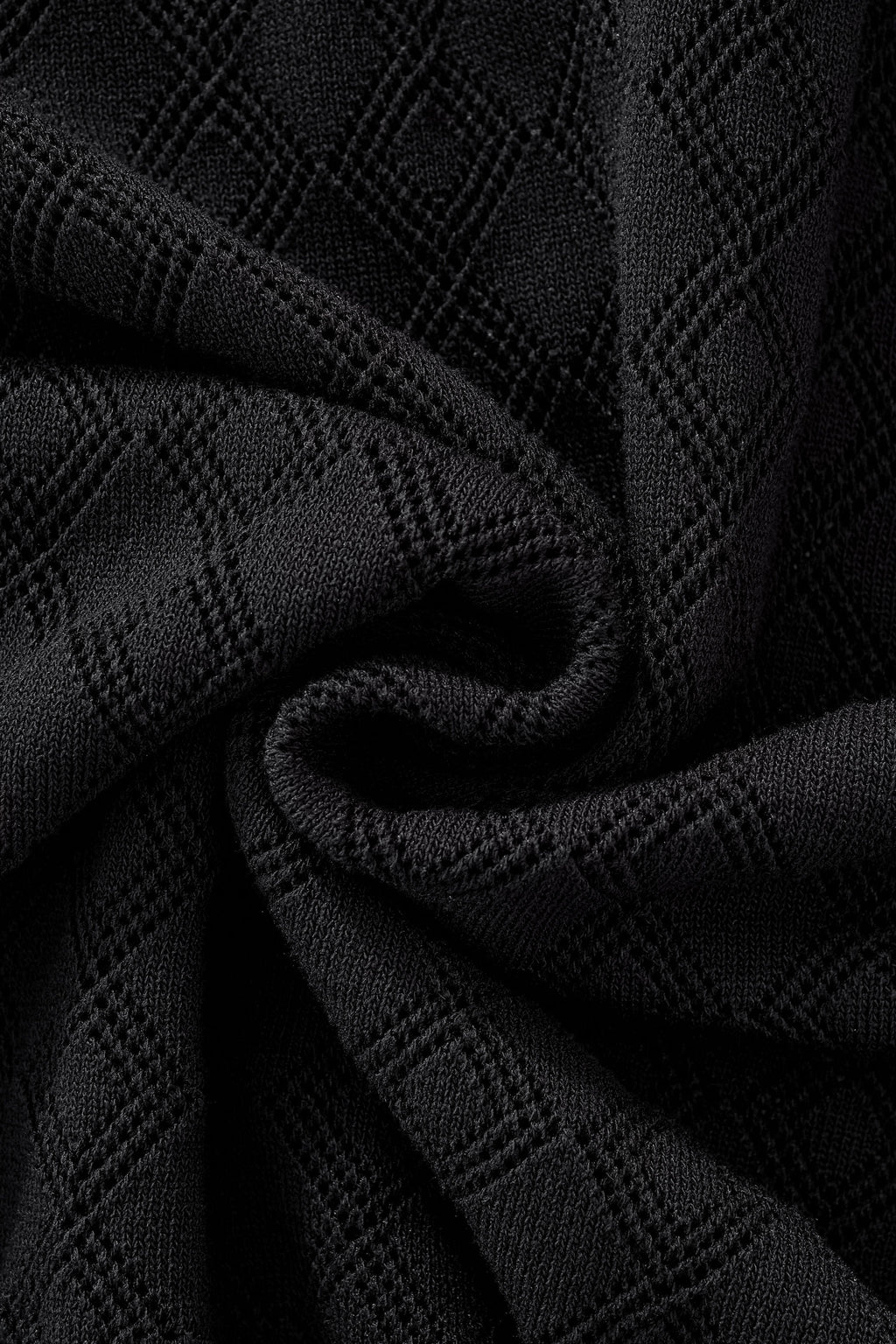 Monarch Knit Polo BLACK