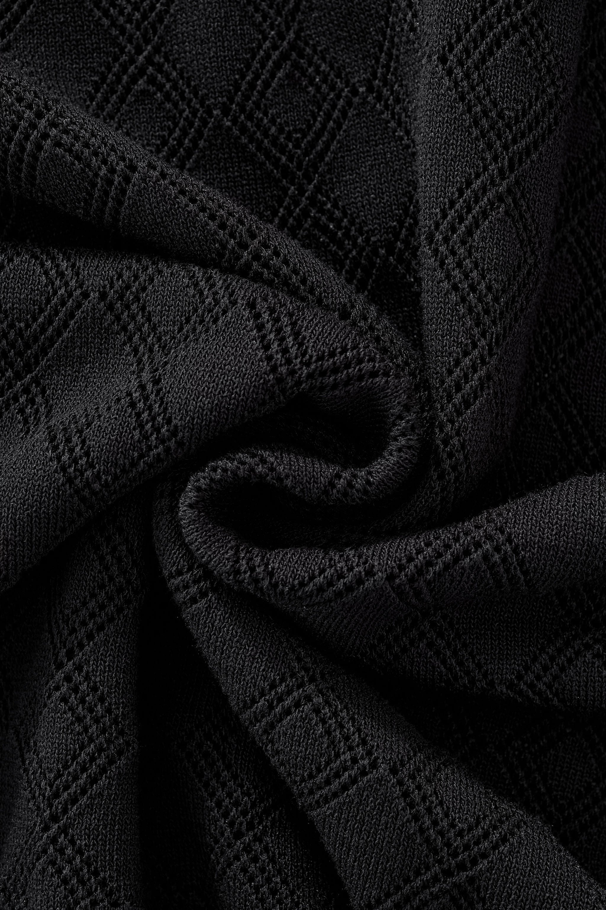 Monarch Knit Polo BLACK
