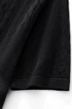 Monarch Knit Polo BLACK