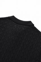 Monarch Knit Polo BLACK