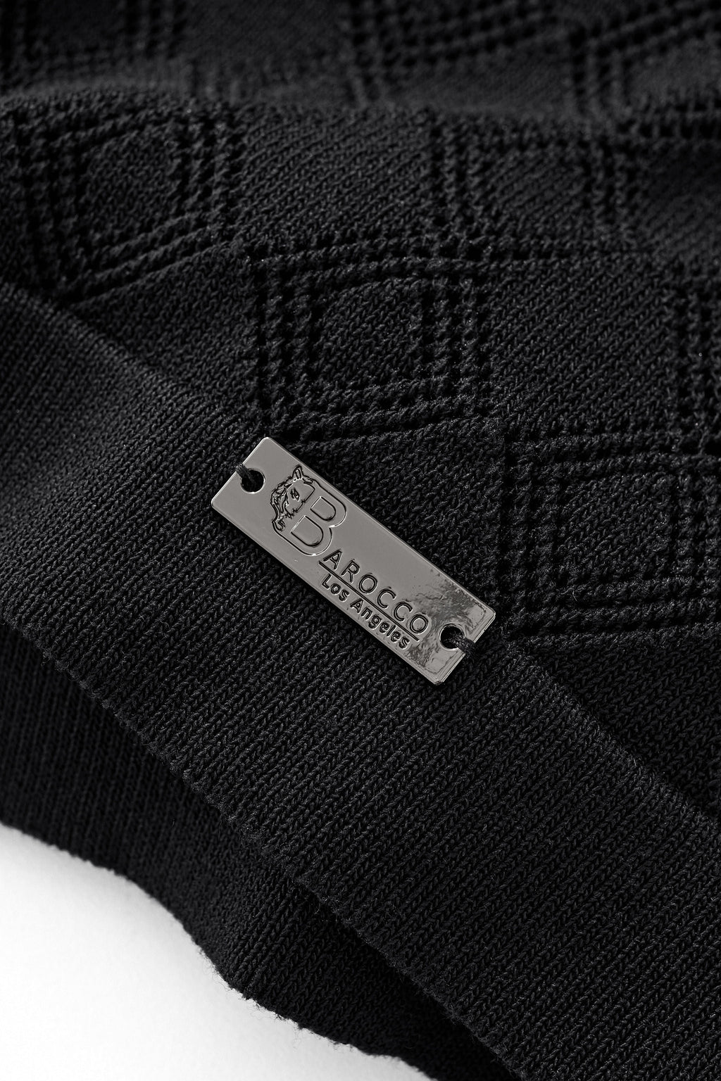 Monarch Knit Polo BLACK