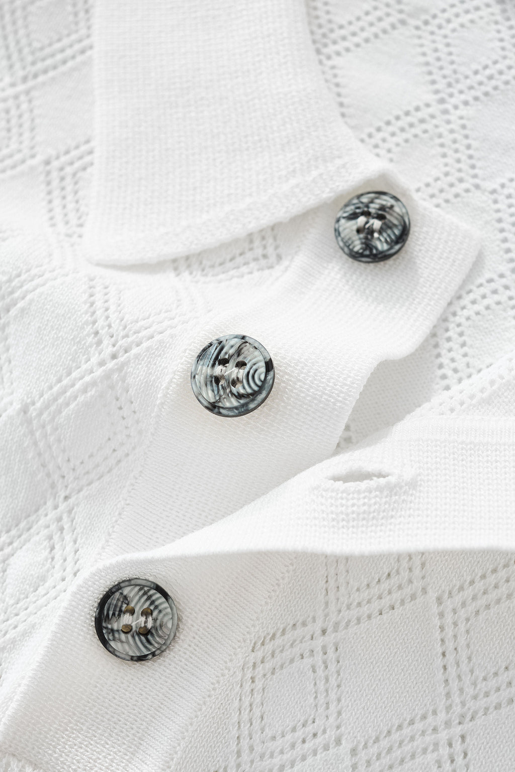 Monarch Knit Polo IVORY