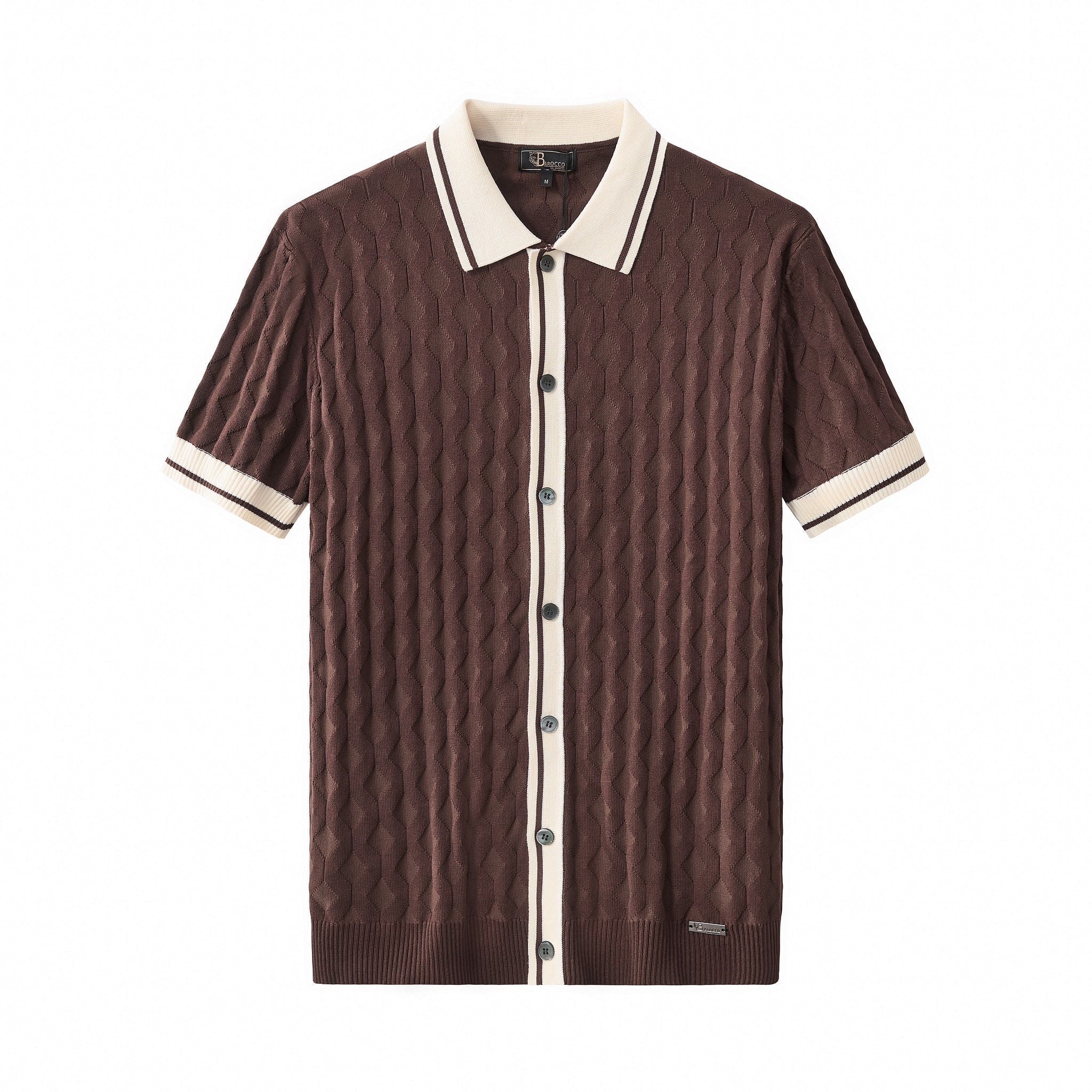 Verona Knit SS Shirt MOCHA