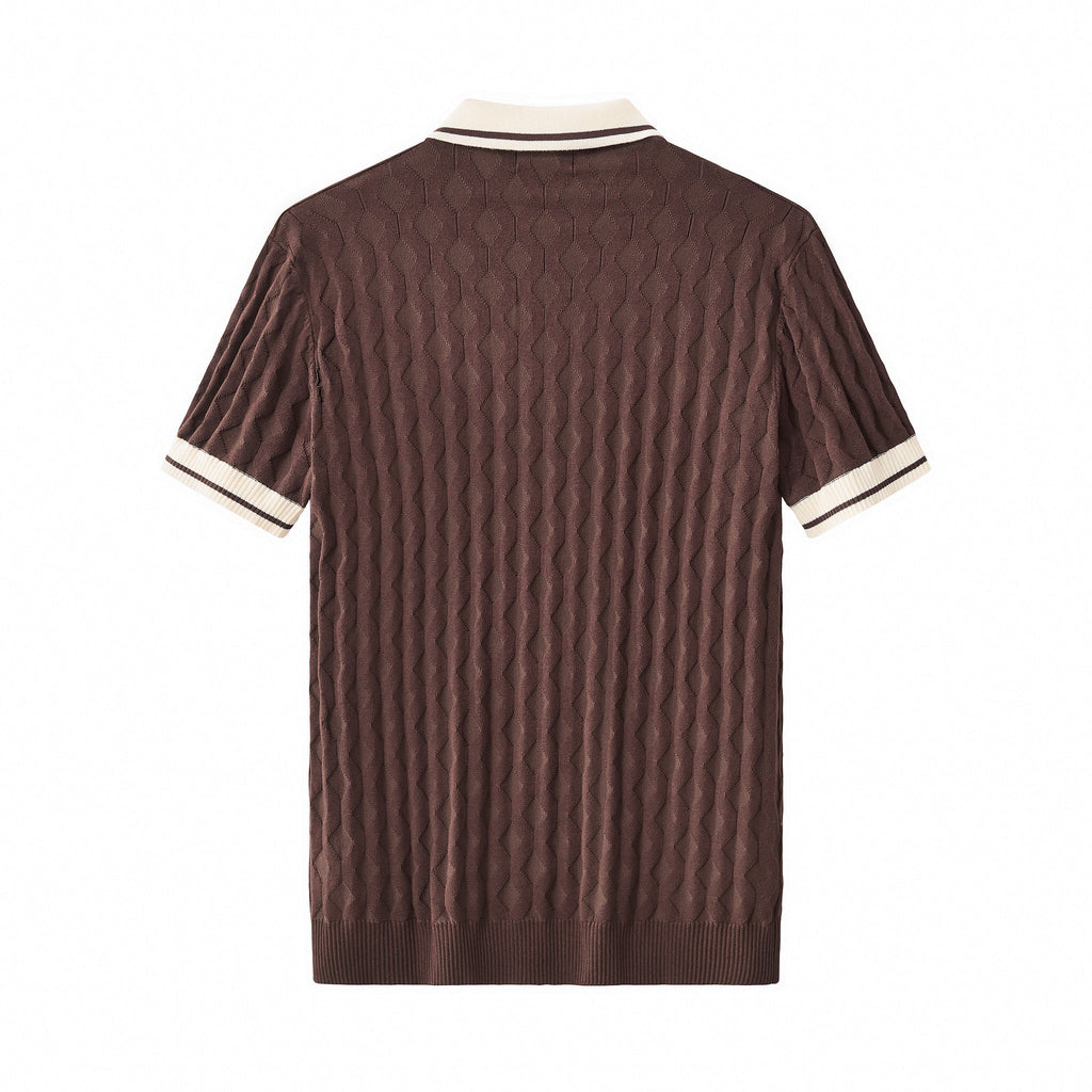 Verona Knit SS Shirt MOCHA