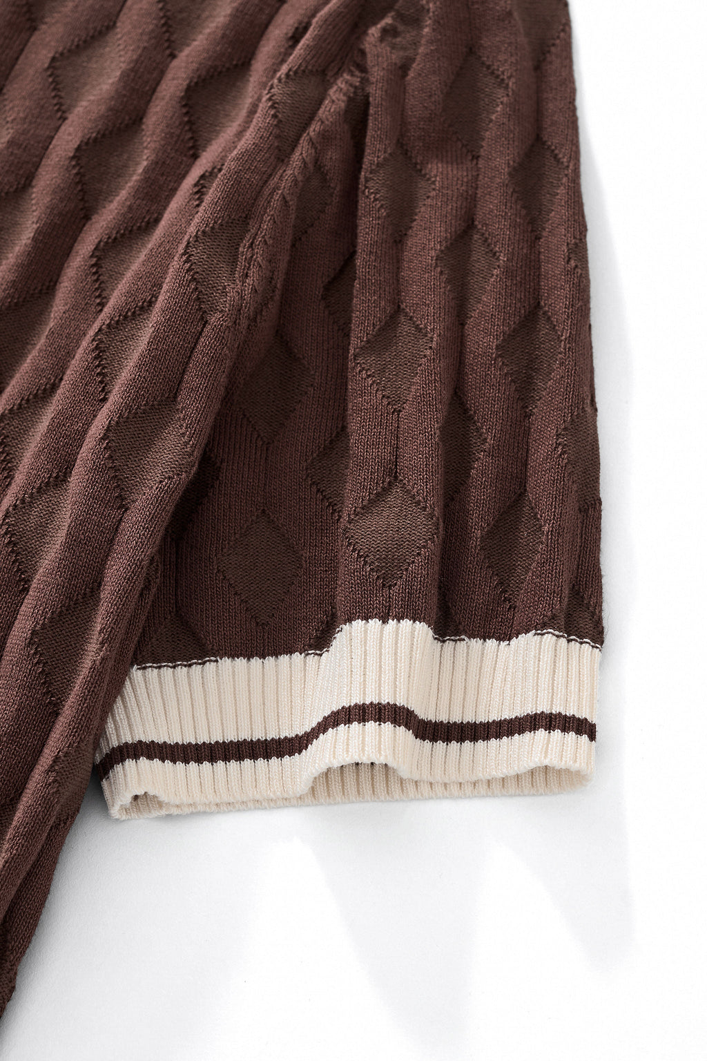 Verona Knit SS Shirt MOCHA