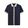 Verona Knit SS Shirt NAVY