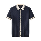 Verona Knit SS Shirt NAVY
