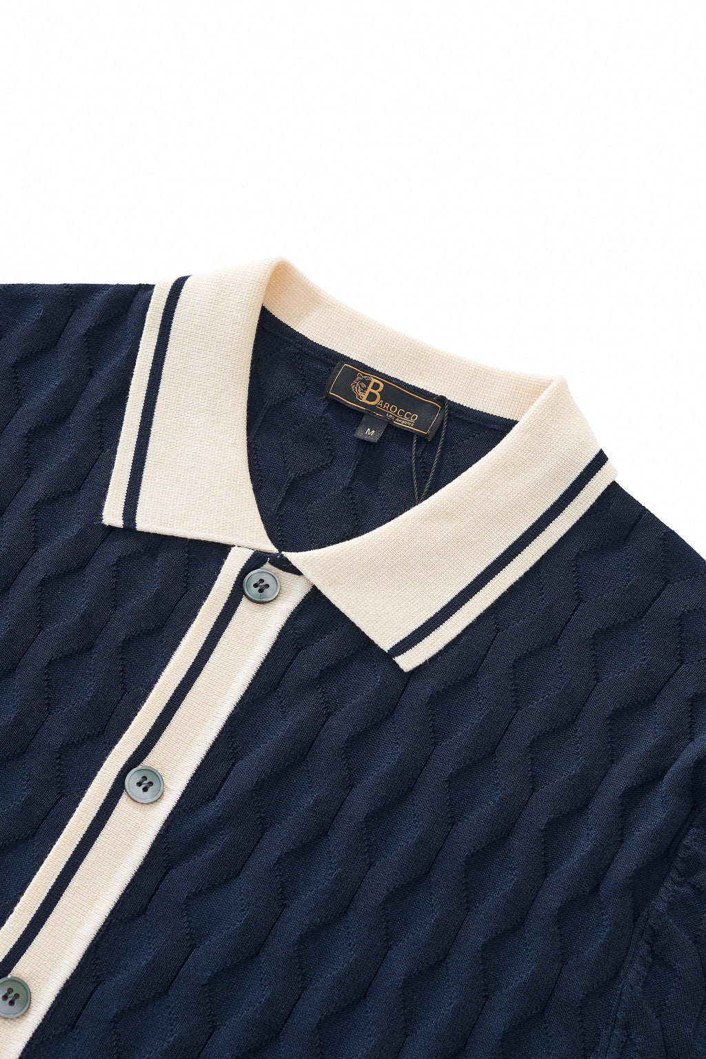 Verona Knit SS Shirt NAVY