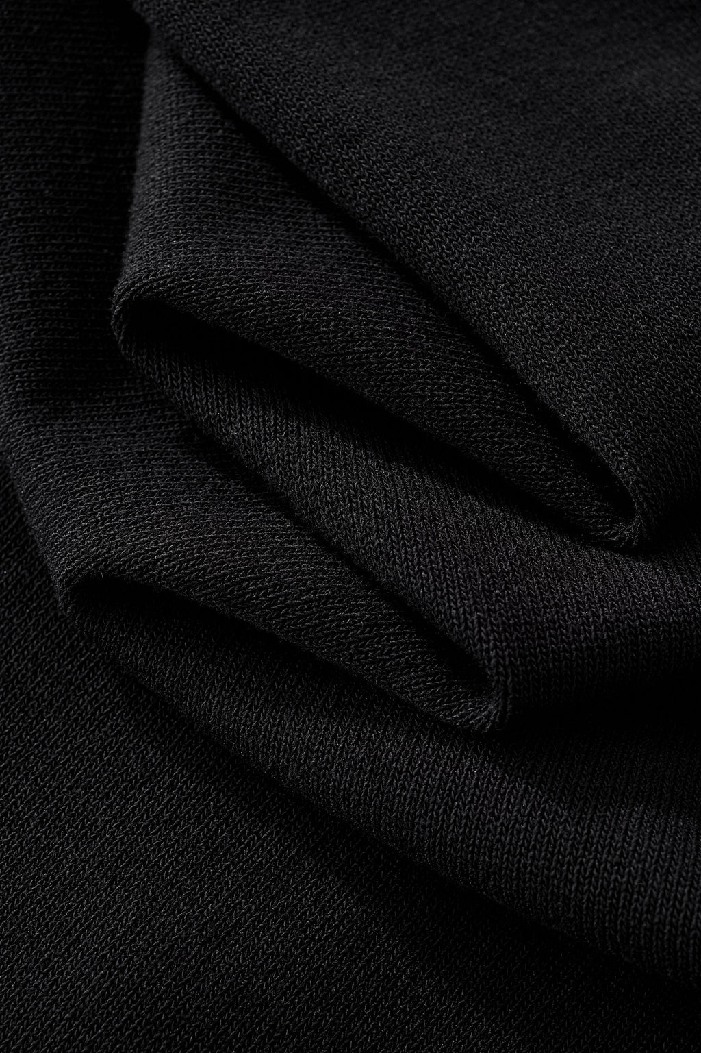 Milano Texture Knit Polo BLACK