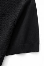 Milano Texture Knit Polo BLACK