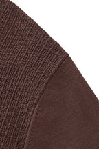 Milano Texture Knit Polo BROWN