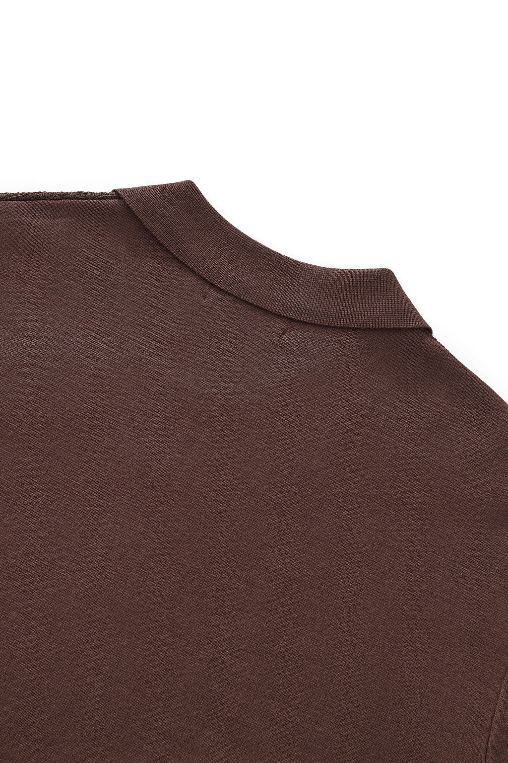 Milano Texture Knit Polo BROWN