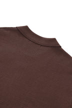 Milano Texture Knit Polo BROWN