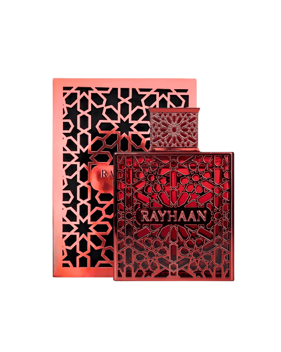 Rayhaan Crimson Eau De Parfum Spray, 3.4 oz 100ml Rafaelos