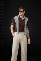 Refined Motion Knit Polo COFFEE