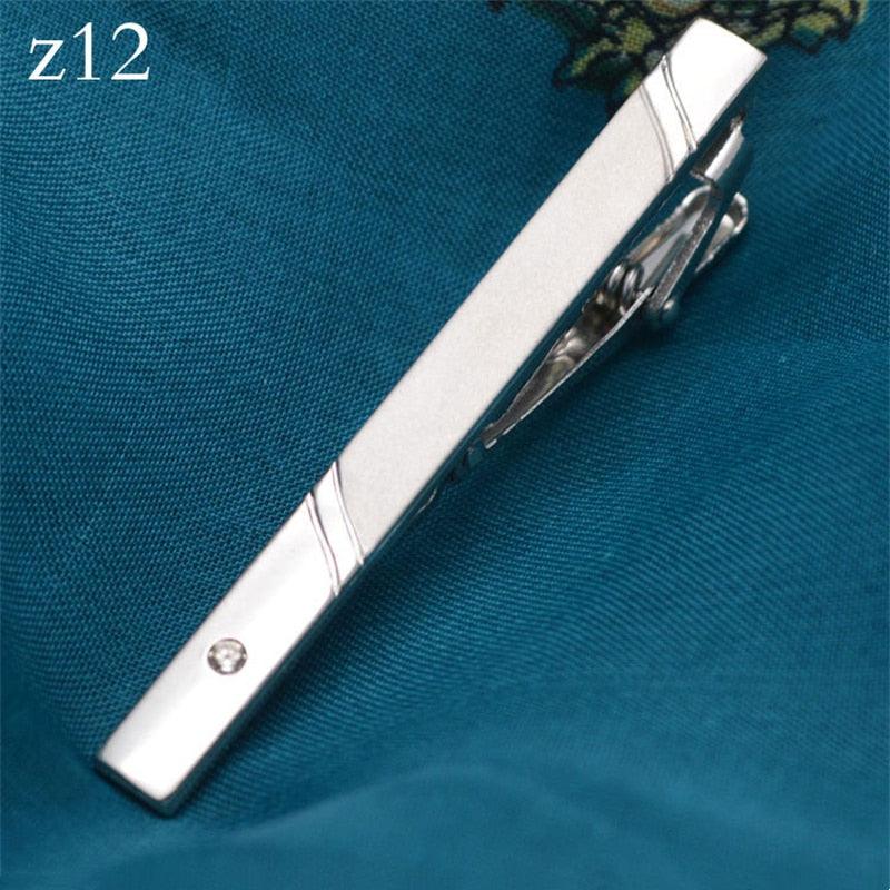 New Metal Silver Color Tie Clip For Men Wedding Necktie Tie Clasp Clip Tie Clips for Men Tie Bar Clip  Regular Ties Necktie Wedding Business Tie Pin Clips Gentleman Ties Bar Elegant Men's Accessories Stevvex