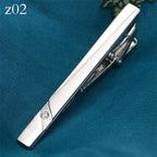 New Metal Silver Color Tie Clip For Men Wedding Necktie Tie Clasp Clip Tie Clips for Men Tie Bar Clip  Regular Ties Necktie Wedding Business Tie Pin Clips Gentleman Ties Bar Elegant Men's Accessories Stevvex