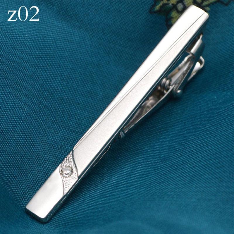 New Metal Silver Color Tie Clip For Men Wedding Necktie Tie Clasp Clip Tie Clips for Men Tie Bar Clip  Regular Ties Necktie Wedding Business Tie Pin Clips Gentleman Ties Bar Elegant Men's Accessories Stevvex