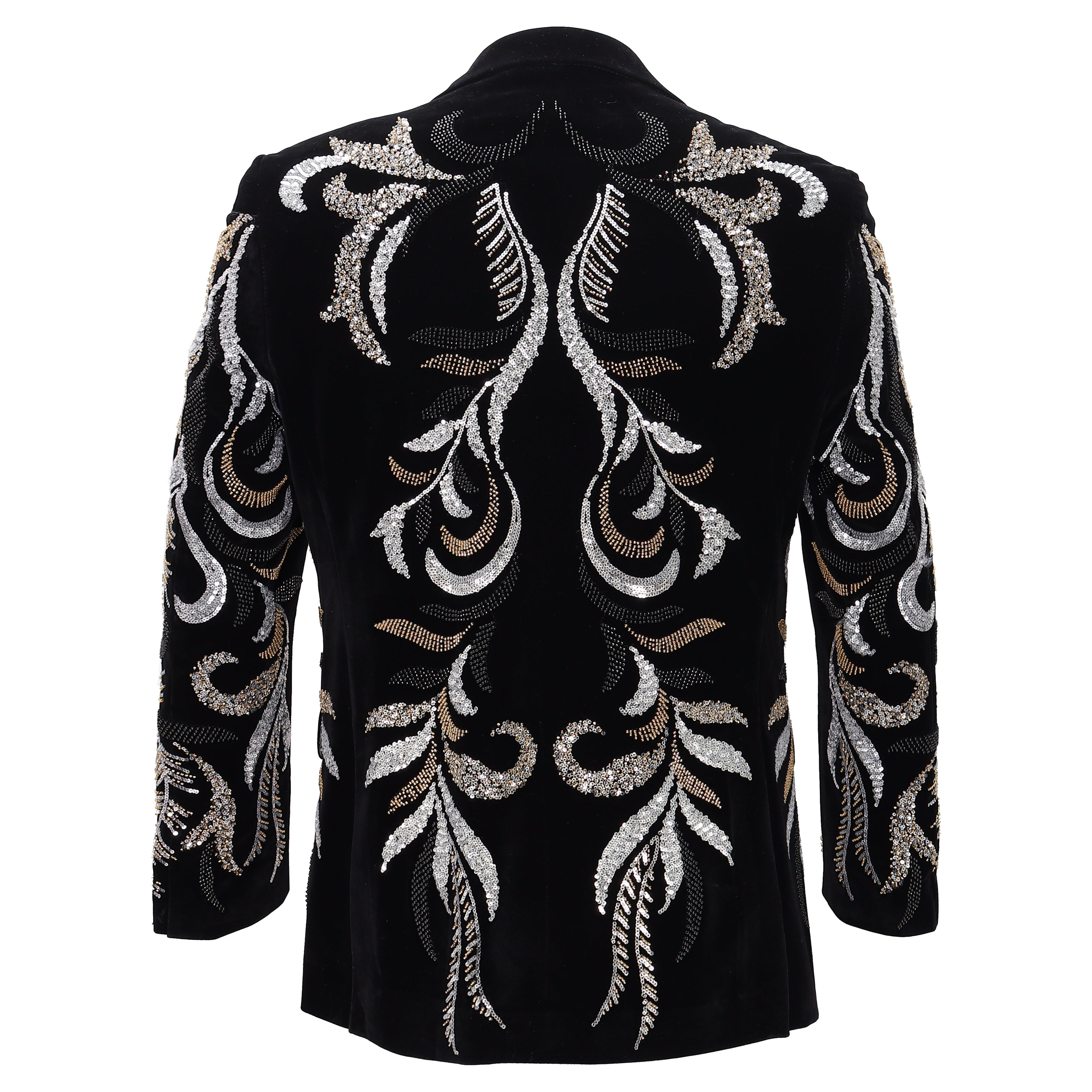 Crystal Gold Blazer BLACK/GOLD
