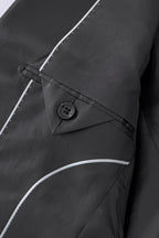 Valent Noir Velvet Blazer BLACK