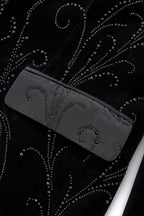 Valent Noir Velvet Blazer BLACK
