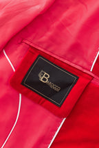 Valent Velvet Blazer RED