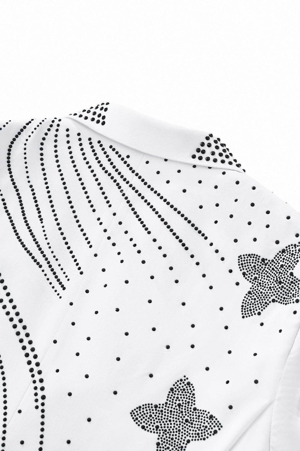 Celestial Wave Blazer WHITE/BLACK