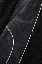 Radiant Hex Crystal Blazer BLACK/BLACK