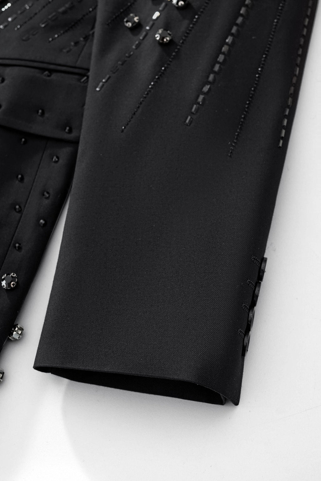 Radiant Hex Crystal Blazer BLACK/BLACK